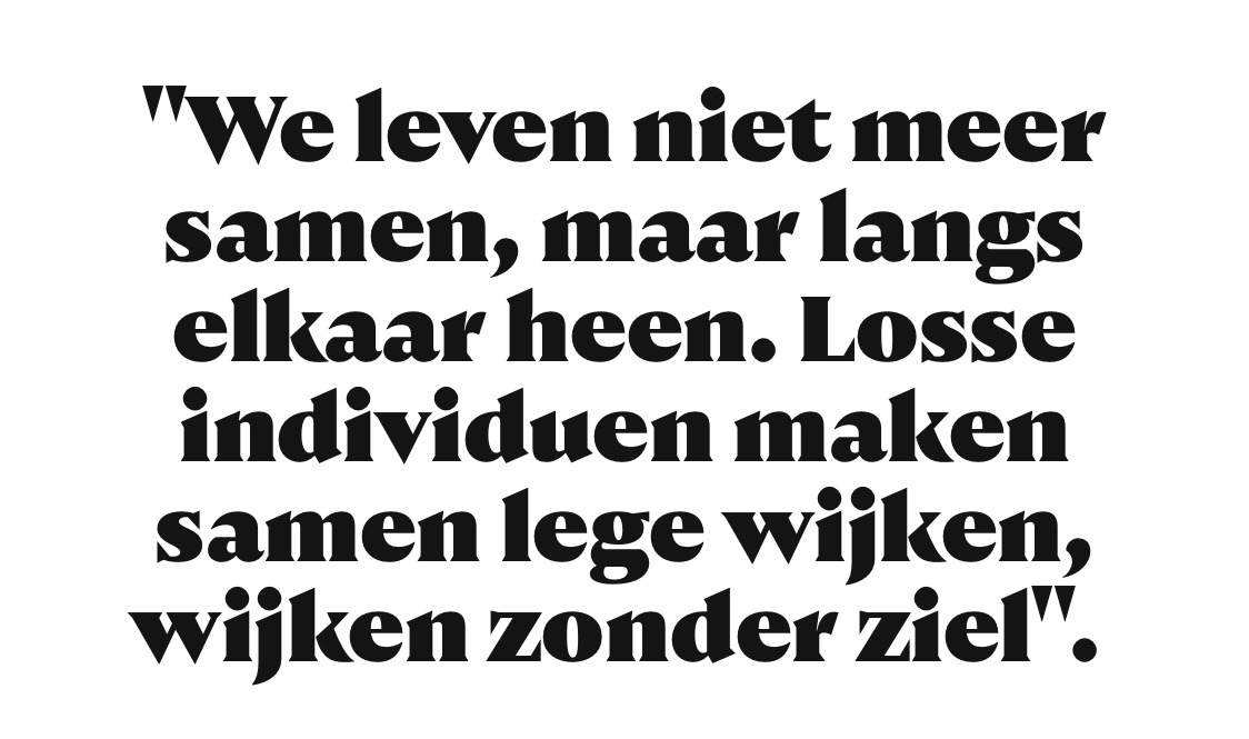 beeld sociale wijkmakerij